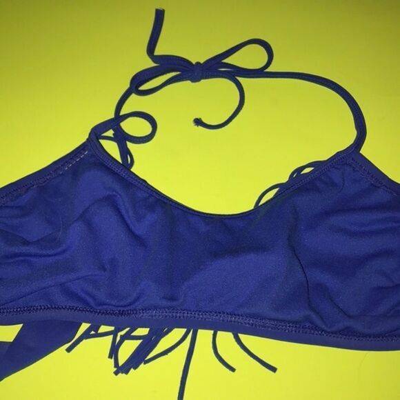 Fringe Bikini Top Blue - Picture 7 of 7
